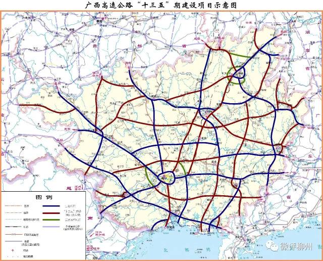 最新广西高速公路地图概览